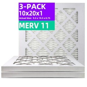 Qingzhug MERV 11 Pleated Air Filter 3-Pack