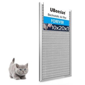 Reusable HVAC Electrostatic Air Filter, MERV 8