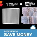 K&N Washable MERV 11 HVAC Air Filter 10x20x1