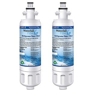 Waterfall Refrigerator Filter Compatible with LG LT700P (2-Pack)