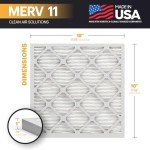 BNX TruFilter 18x18x1 MERV 11 Air Filters (6-Pack)