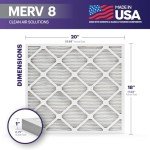 BNX TruFilter 18x20x1 MERV 8 Air Filters (6-Pack)