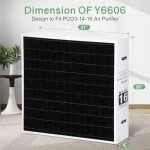 Y6606 MERV 16 Air Filter Replacement 20x21x5