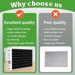 Askfish Y6605 MERV16 Replacement Air Filters 2 Pack