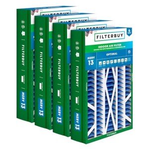 14.5x27x5 MERV 13 Pleated Air Filters (4-Pack)