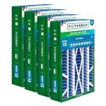 14.5x27x5 MERV 13 Pleated Air Filters (4-Pack)