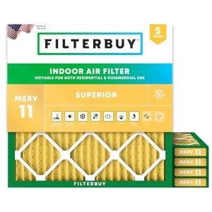 Filterbuy MERV 11 Allergen Defense HVAC Air Filters