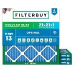 21x21x1 MERV 13 Air Filter (4-Pack)