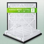 Askfish 20x20x3 Air Filter, Upgrade 20x20x3 MERV 13 Air Filter with up to 6 Months of Service Life,20 x 20 x 3 Air Filters for Home, Professional Air Filter Manufacturer