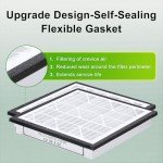 Askfish 20x20x3 Air Filter, Upgrade 20x20x3 MERV 13 Air Filter with up to 6 Months of Service Life,20 x 20 x 3 Air Filters for Home, Professional Air Filter Manufacturer