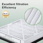 Askfish 20x20x3 Air Filter, Upgrade 20x20x3 MERV 13 Air Filter with up to 6 Months of Service Life,20 x 20 x 3 Air Filters for Home, Professional Air Filter Manufacturer
