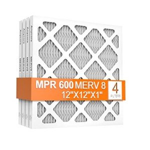 Anycore 12x12x1 MERV 8 AC Air Filter 4-Pack