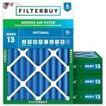 20x23x4 MERV 13 Pleated Air Filter 4-Pack