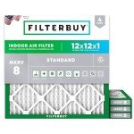 FilterBuy AFB Silver MERV 8 Pleated Air Filters