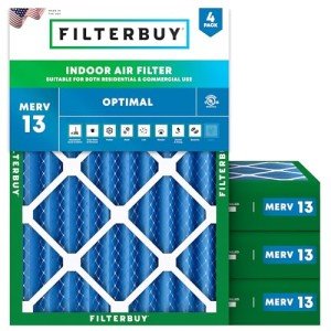 18x20x4 MERV 13 Air Filters (4-Pack)