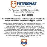 Compatible Samsung DA29-00020B Carbon Water Filter