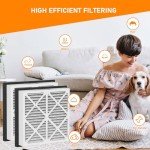 MERV-13 Pleated Air Filters 20x20x3 - 2 Pack