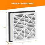 MERV-13 Pleated Air Filters 20x20x3 - 2 Pack