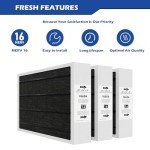 MERV 16 20x26x5 Air Purifier Filters, 3 Pack