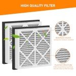 MERV-13 Pleated Air Filters 20x20x3 - 2 Pack
