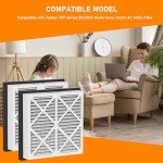 MERV-13 Pleated Air Filters 20x20x3 - 2 Pack