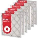SpiroPure MERV 11 Pleated Air Filters 6-Pack