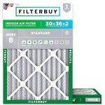 30x36 MERV 8 Pleated Air Filters (2-Pack)