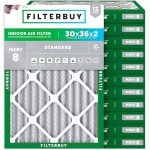 30x36 Pleated Air Filters MERV 8 (12-Pack)