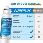 PUREPLUS DW2042FR Refrigerator Water Filter 3-Pack