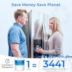 Waterdrop MXRC Refrigerator Water Filter Replacement