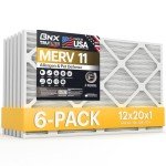 BNX TruFilter 12x20x1 MERV 11 Air Filters (6-Pack)