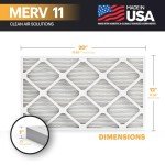 BNX TruFilter 12x20x1 MERV 11 Air Filters (6-Pack)
