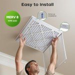 VTONCE MERV 8 Air Filters (14"x14"x1") - Pack of 4