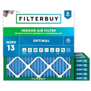 30x30x1 MERV 13 Pleated Air Filter 6-Pack