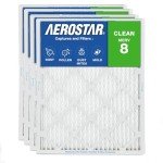 Aerostar MERV 8 Pleated Air Filter 4-Pack