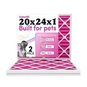 Color Changing Air Filter for Pet Odor - 2 Pack