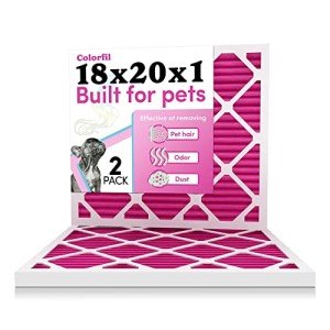Color Changing 18x20x1 Air Filters for Pets