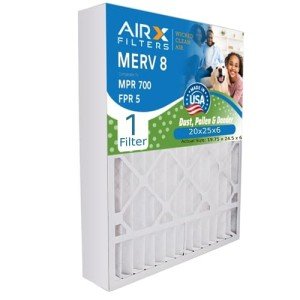 AIRX 20x25x6 MERV 8 Air Filter