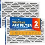 20x25x5 MERV 13 Pleated Air Filters (2-Pack)