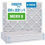 Aerostar MERV 8 Pleated Air Filter 6 Pack