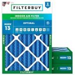 24x25x4 MERV 13 Air Filters (3-Pack)