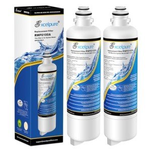 ExcelPure Refrigerator Water Filter Replacement 2-Pack