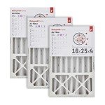Honeywell Home MERV 8 16x25x4 Air Filters - 3 Pack