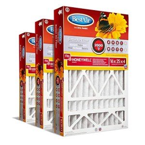 BestAir 16x25x4 MERV 11 Air Filter Pack of 3
