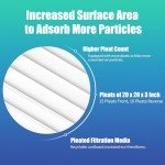 MERV 13 Pleated Air Filter 20x20x3