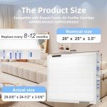 Carrier GAPCCCAR2025 MERV-16 Air Filter - 2 Pack