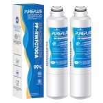 PUREPLUS Replacement Water Filter for Samsung Refrigerators 2-Pack