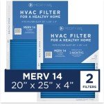 Medify Pro MERV 14 Pleated Air Filters (2-Pack)
