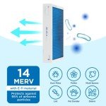 Medify Pro MERV 14 Pleated Air Filters (2-Pack)