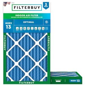 16x24 Air Filter MERV 13 Optimal Defense (2-Pack)
